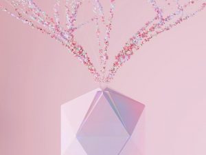 AI Overview - Generative image in pink