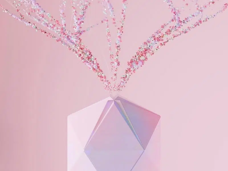 AI Overview - Generative image in pink