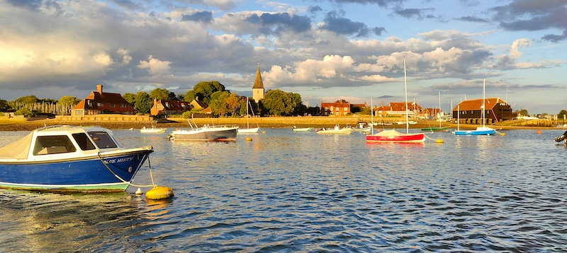 Bosham Harbour in Sussex. 